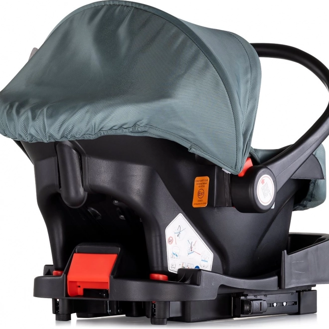 Gyermek autósülés Aura i-Size 40-85 cm Bazsalikom