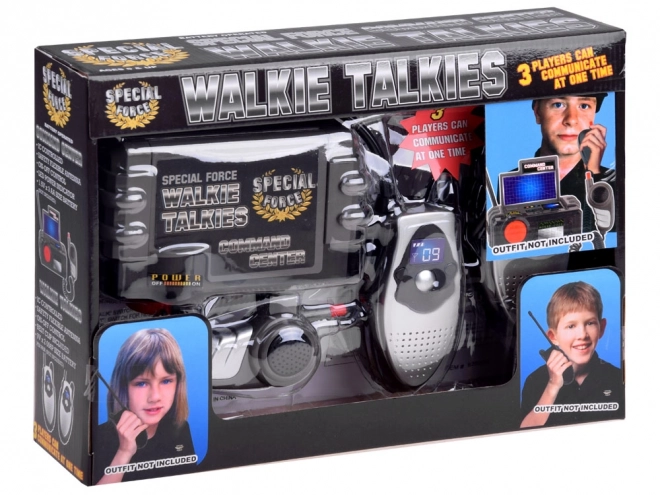 Walkie Talkie rendőrségi készlet