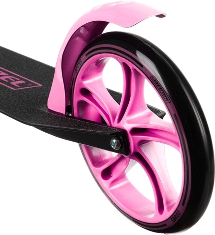 Összecsukható városi roller nagy kerekekkel (200 mm) gyerekeknek – rózsaszín