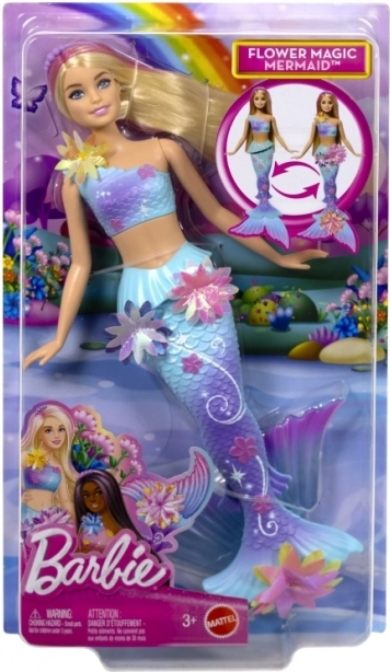 Barbie Varázslatos Virágok Tengeri Sellő Szőkeség