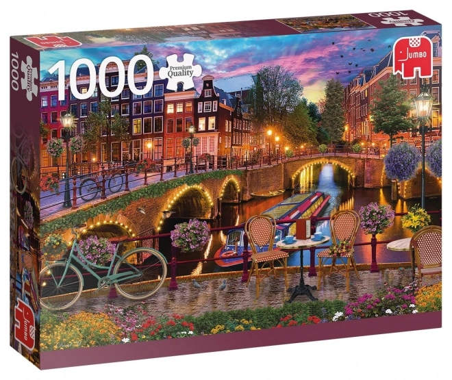 Jumbo puzzle amszterdami vízcsatornák 1000 darabos