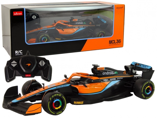 Távirányítós sportautó McLaren F1 1:18 narancssárga