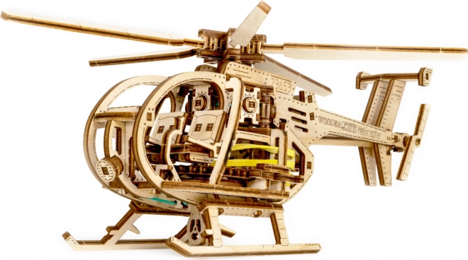 wooden city helikopter 3D puzzle