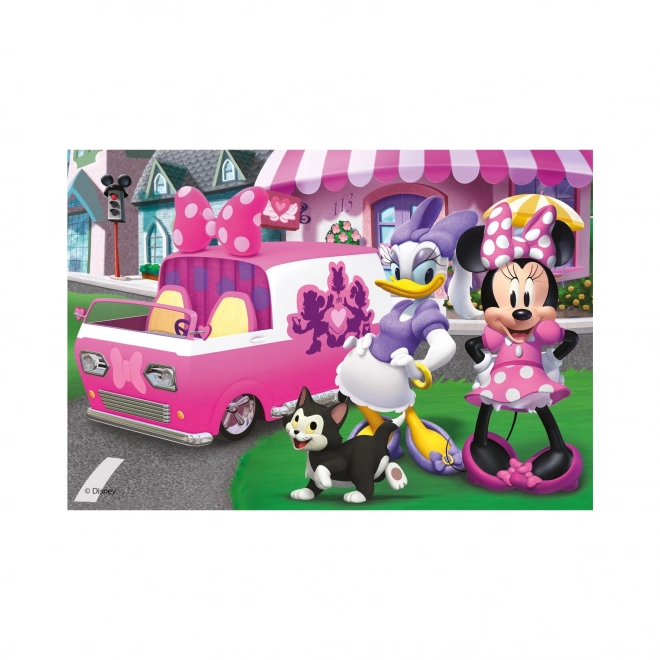 Dino minnie és daisy utazós puzzle 48 darabos