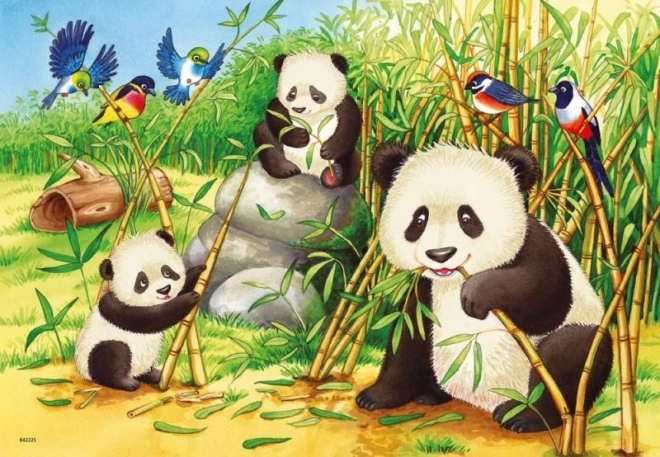 Ravensburger édes koalák és pandák puzzle 2x24 darabos