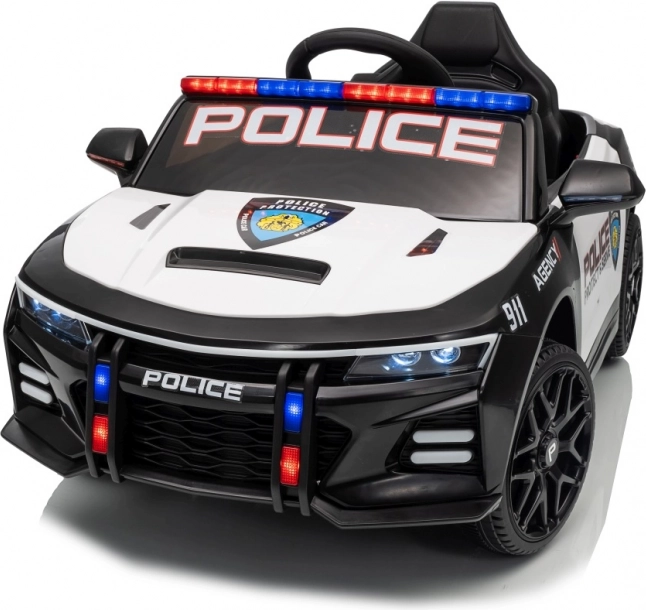 Fekete rendőrautó 911 Ügynökség