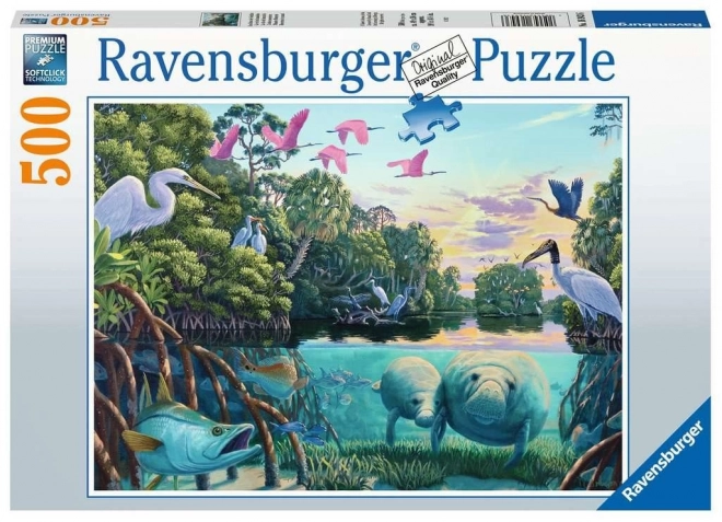 Ravensburger manátuszok pillanatai 500 darabos puzzle