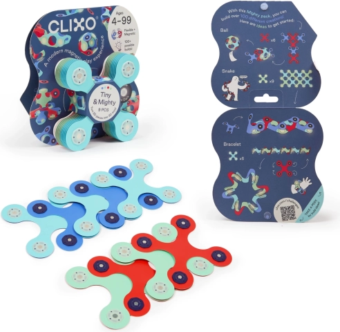 Clixo Tiny & Mighty Marine mágneses építőkészlet 9 darab