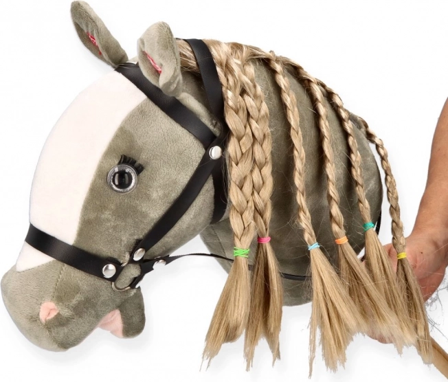 Prémium hobbiló (Hobby Horse) szürke foltos