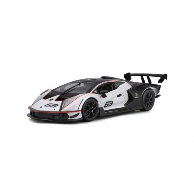 Verseny LAMBORGHINI Essenza SCV12 fehér modellautó 1:24