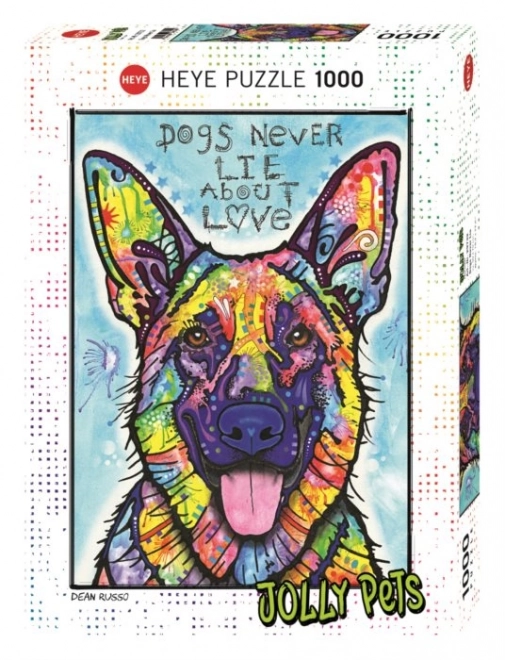 Heye puzzle jolly pets: a kutyák soha nem hazudnak 1000 darab