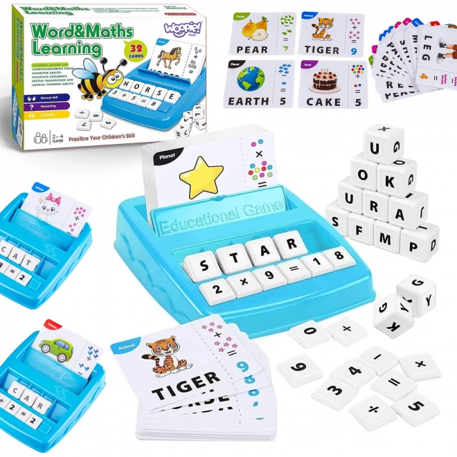 Woopie tanulós játék angol és matematika oktatáshoz