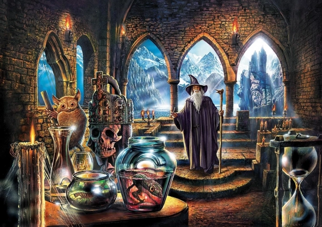 Varázsló vára puzzle 1000 darabos