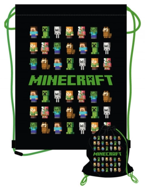 Astra cipőzsák Minecraft mintával