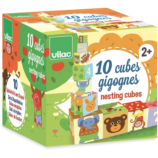 10 darab építőkocka szett