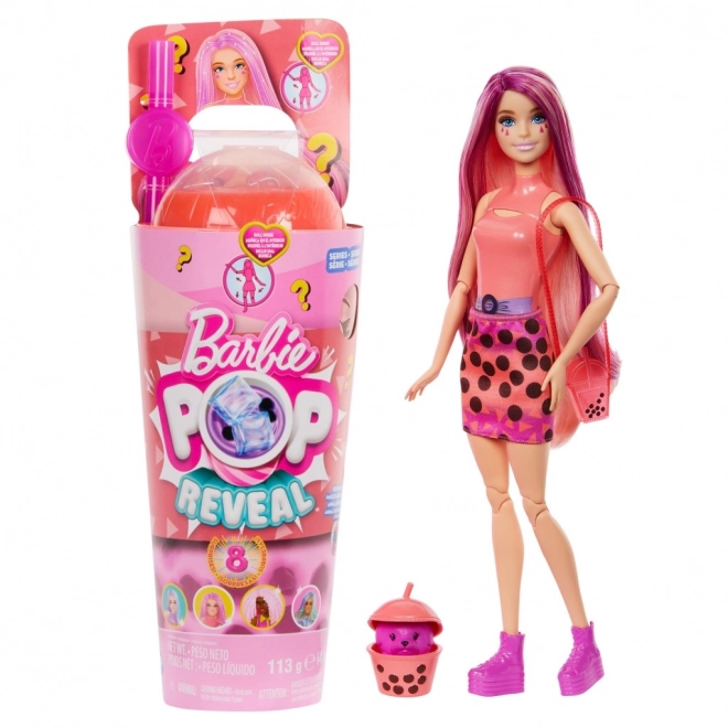 Barbie buborékteás meglepetés baba szett