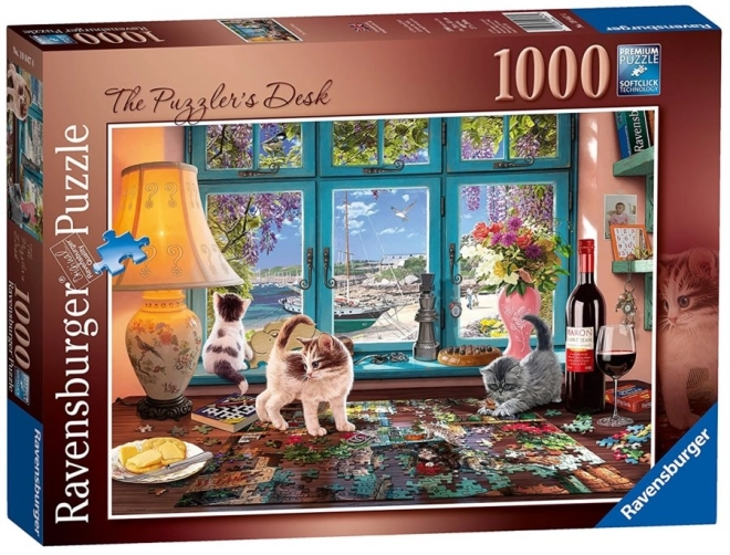 Ravensburger puzzle kirakó asztal 1000 darabos