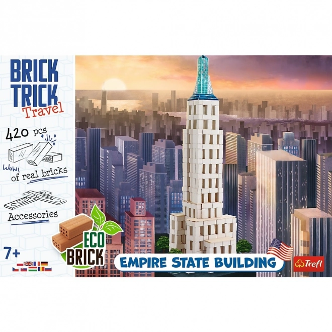 Trefl Brick Trick Empire State Building készlet