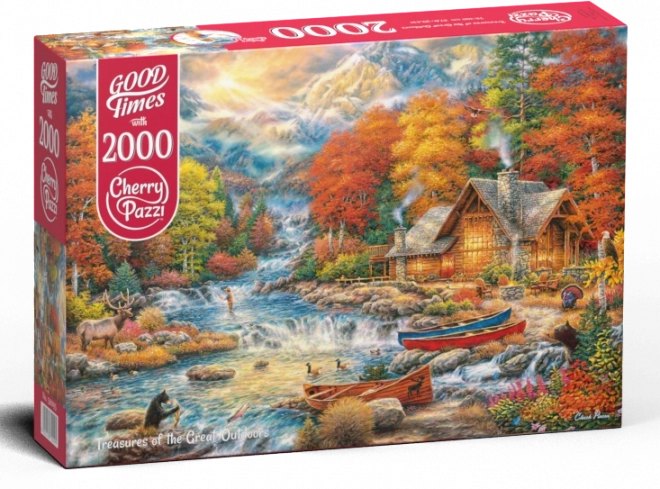 Kincsek a szabad természetben puzzle 2000 darabos