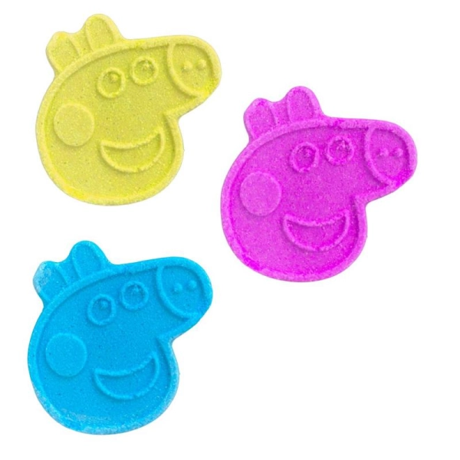 Három vidám szín és PEPPA PIG forma