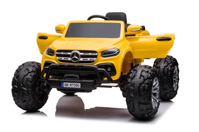 Akkumulátoros Mercedes 4x4 Aranysárga