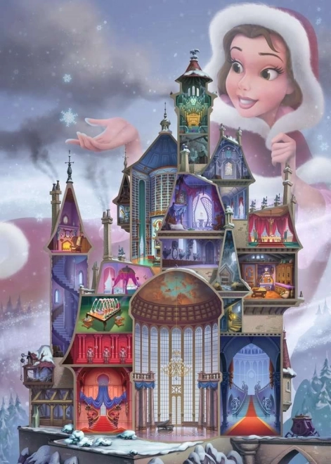 Ravensburger disney hercegnők puzzle: bell kastély 1000 darabos