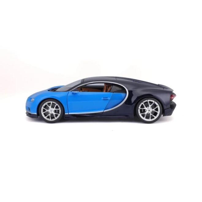 Bburago Bugatti Chiron modellautó kék/sötétkék 1:18