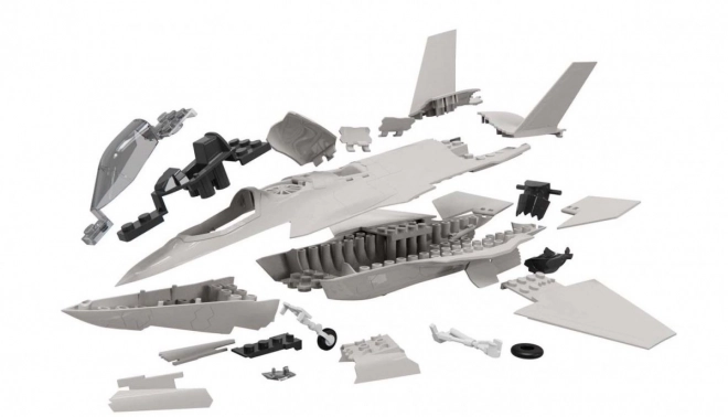 F-35b lightning ii gyorsépítő műanyag modell