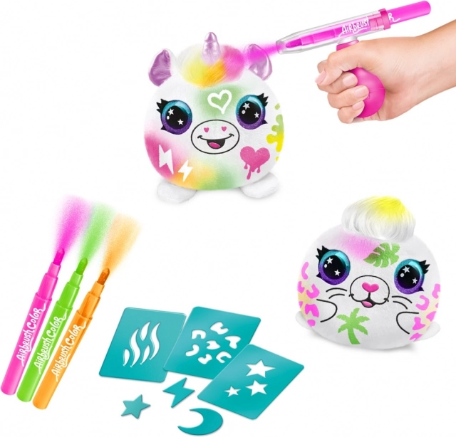 Airbrush kreatív szett Neon Mini meglepetés 2 csomag