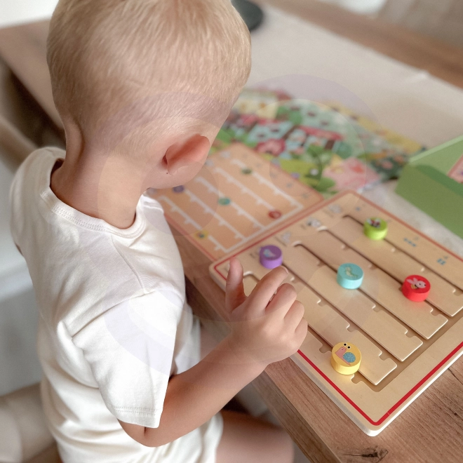 Tooky Toy fa játék Állatok számolása