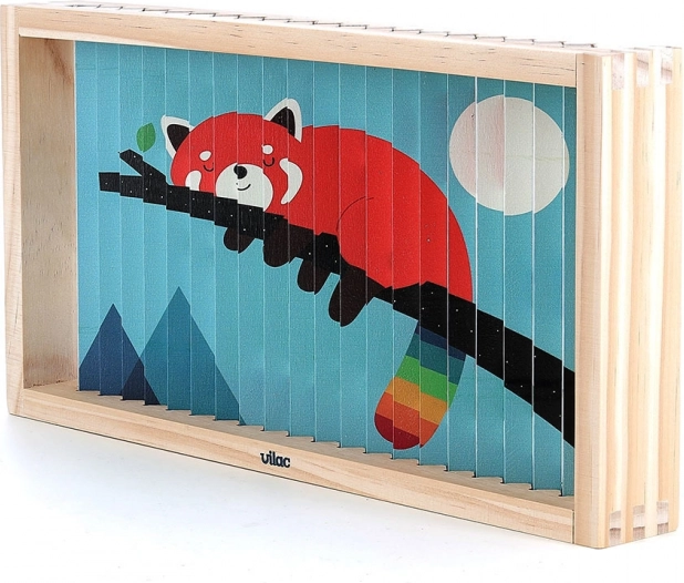 Fa 4D puzzle Állatkák a Vilac-tól