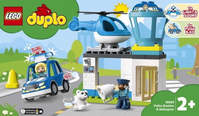 Lego Duplo rendőrörs és helikopter