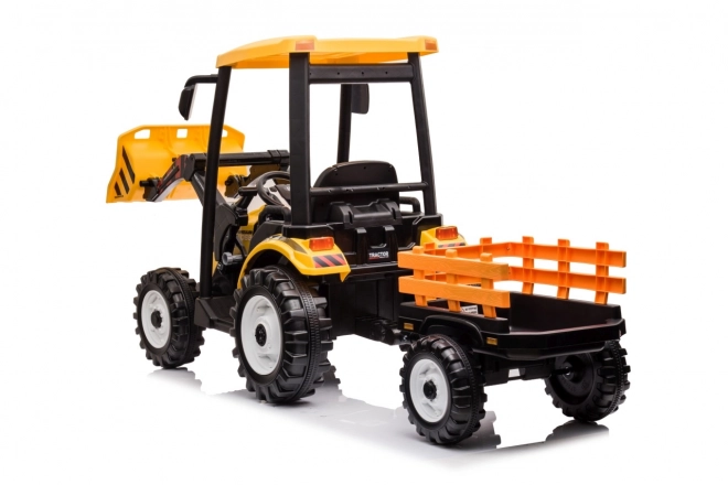 Gyerek traktor sárga pótkocsival