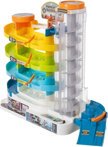 Öt szintnyi szórakozás spirál pályával