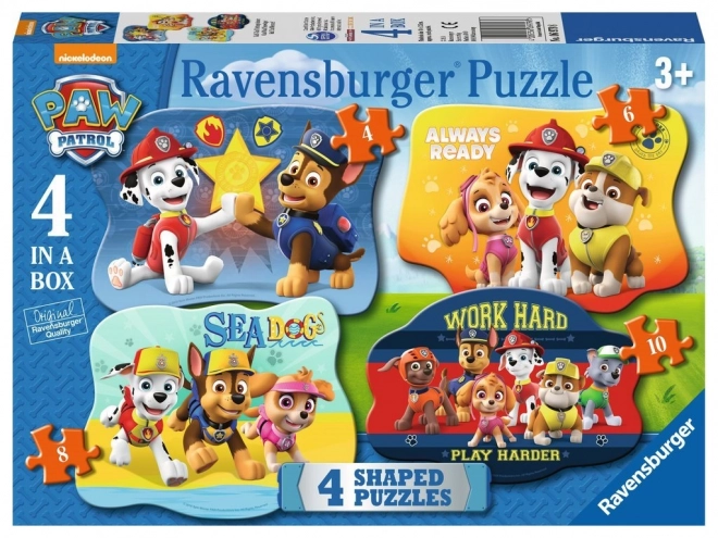 Ravensburger Mancs Őrjárat puzzle 4 az 1-ben