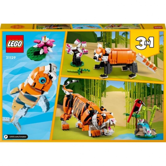 Lego kreator 3 az 1-ben: Fenséges tigris szett