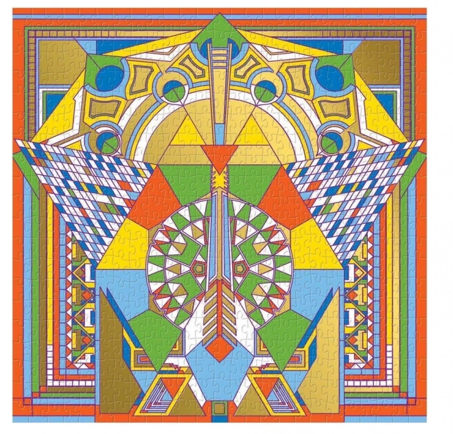Frank Lloyd Wright Hotel Imperial 500 darabos fém puzzle