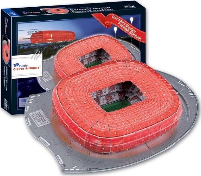 3D puzzle Allianz Aréna Stadion - FC Bayern München