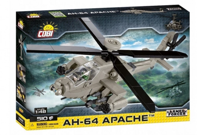 cobi armed forces ah-64 apache helikopter modell 1:48 méretarányban