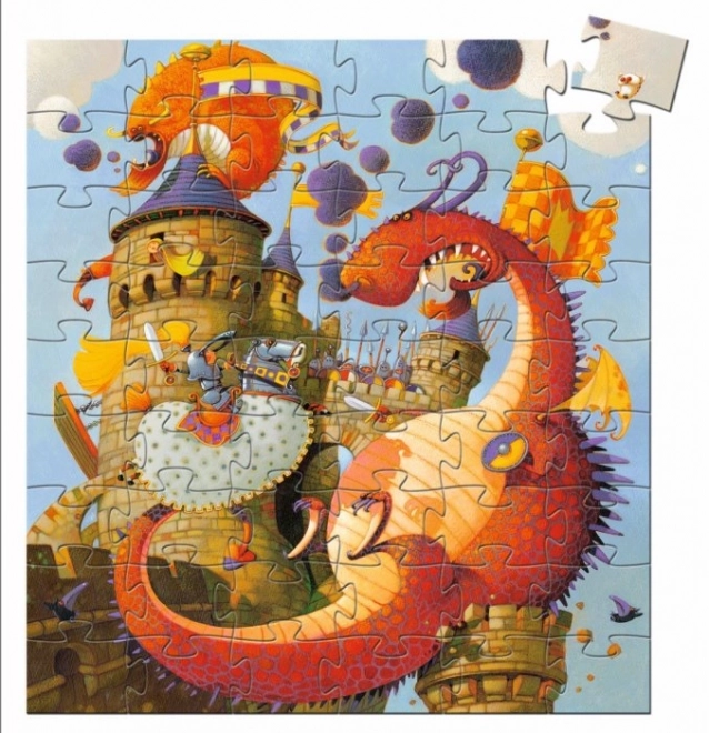 DJECO sárkány csata puzzle 54 darabos