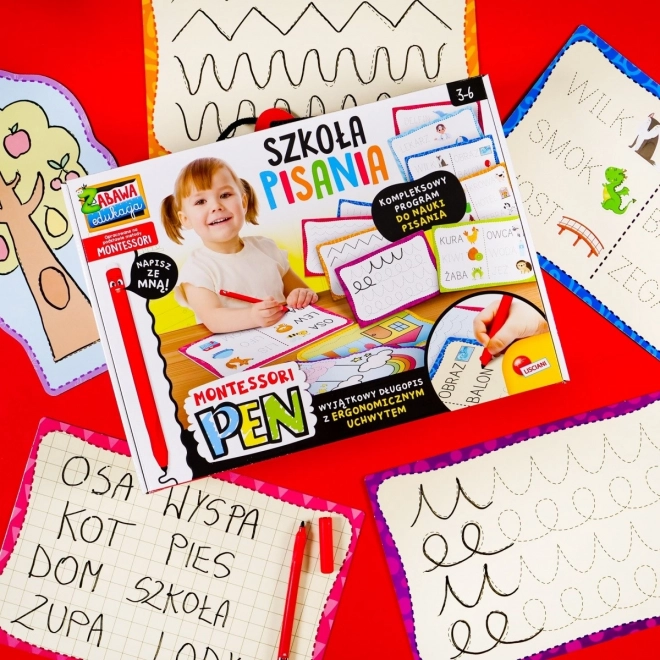 Montessori írás készlet 18 táblával