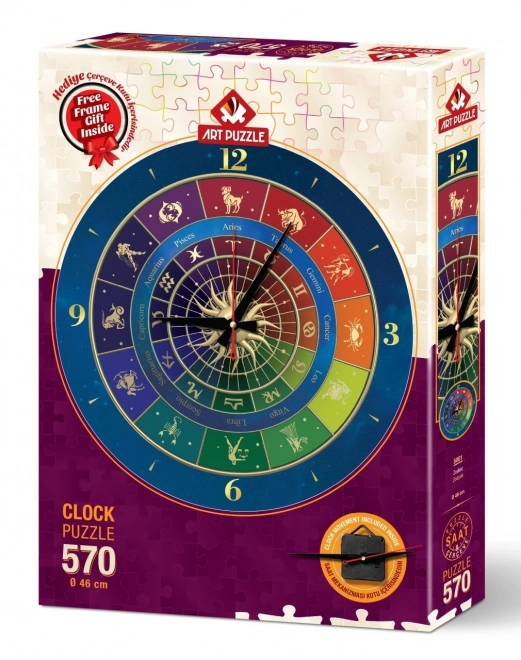 Zodiac Jel Puzzle Óra 570 Darab