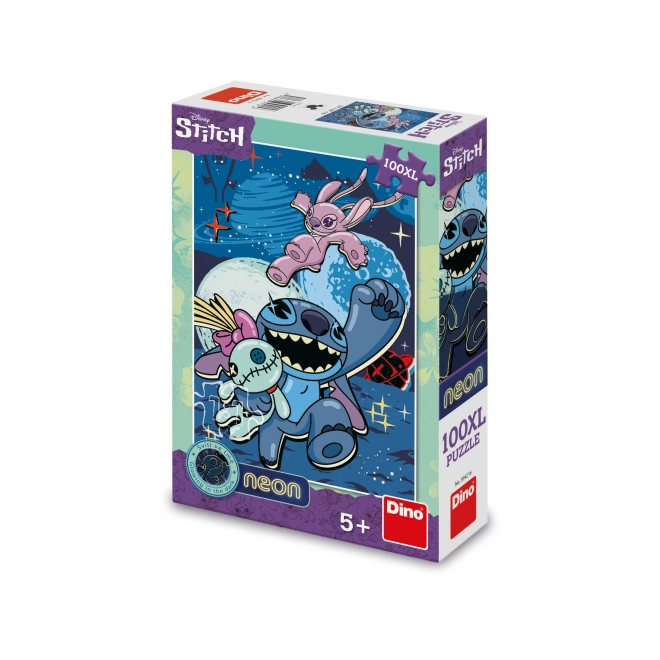 Neon puzzle XL - Lilo és Stitch