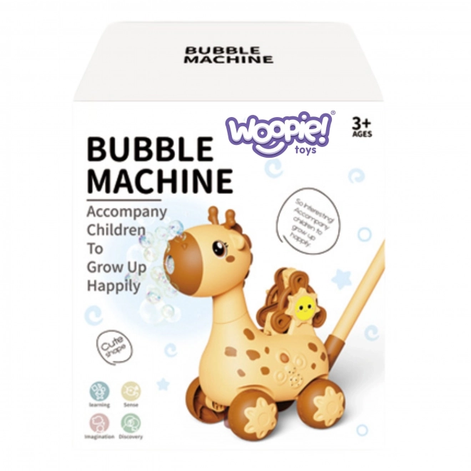 Woopie 2 az 1-ben buborékfújó zsiráf gyerekeknek