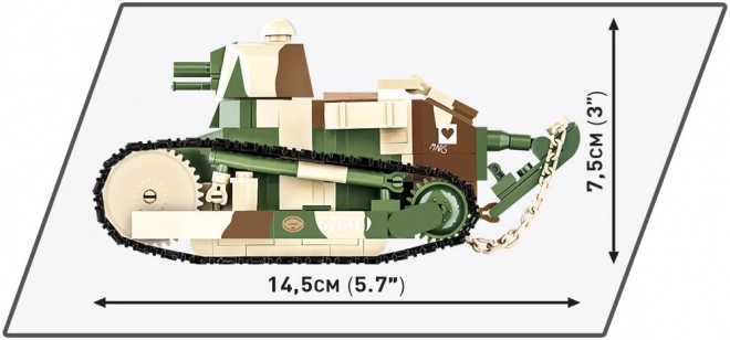 nagy háború Renault FT győzelmi tank 1920