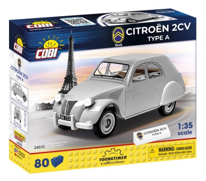 Citroën 2CV A típusú modell 1949 - COBI építőkészlet