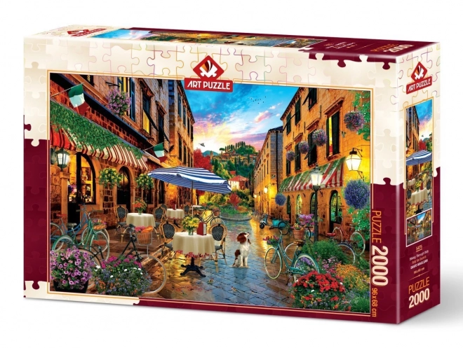 Itáliai kerékpáros kirakós - 2000 darab