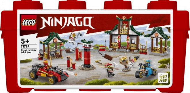 Kreatív LEGO NINJAGO építőkockakészlet ninja elemekkel