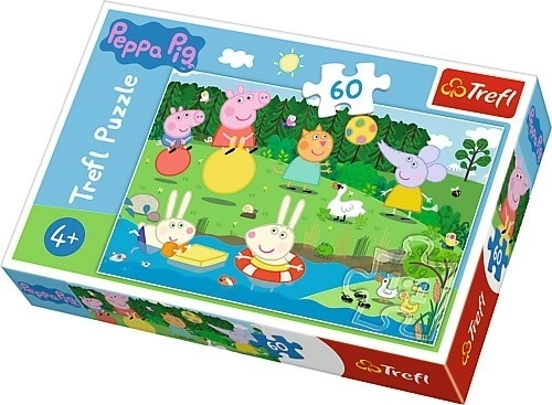 Peppa malac tóparti puzzle 60 darabos