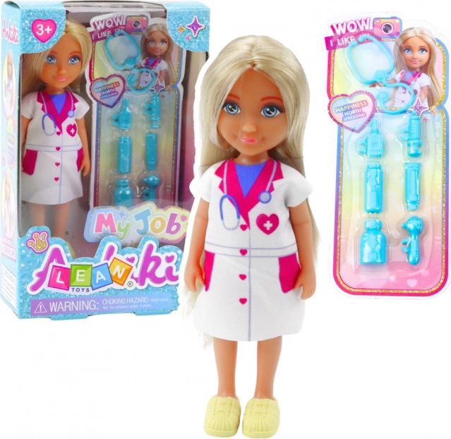 Mini orvos baba orvosi kiegészítőkkel